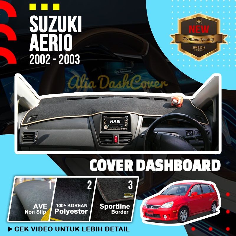 COVER DASHBOARD SUZUKI AERIO KARPET DASHBOARD MURAH AKSESORIS INTERIOR MOBIL