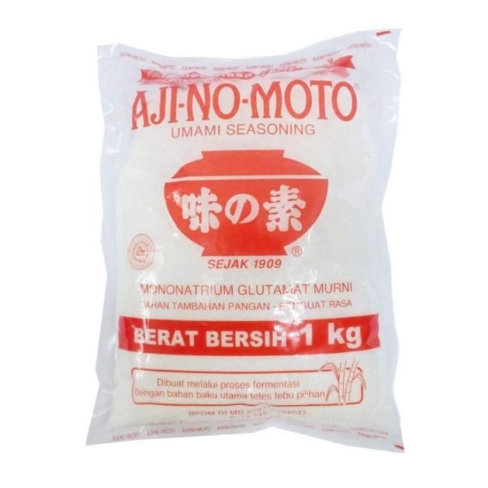 

PENYEDAP RASA AJINOMOTO MSG 1 KG GOURMET SEASONING POWDER MICIN