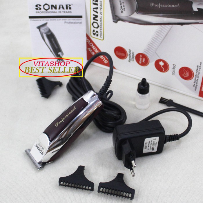 Hair Clipper Sonar SN-6016 Mesin Alat Cukur Rambut Profesional