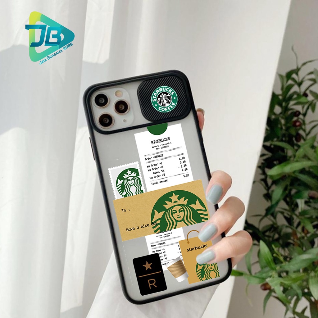 SOFTCASE SLIDE KAMERA KOPI STARBUCK OPPO VIVO SAMSUNG XIAOMI REALME IPHONE ALL TYPE JB4971
