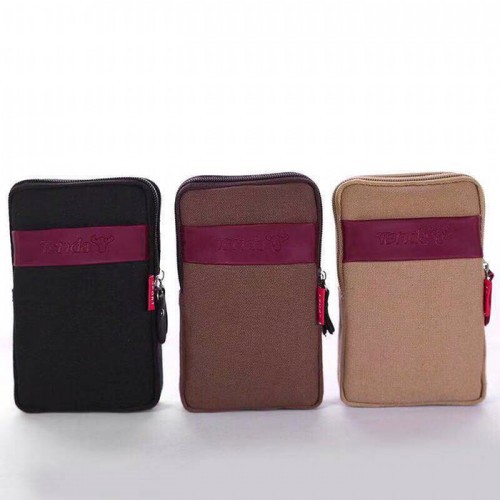 Tas Pinggang Hp Pria Dompet Kanvas