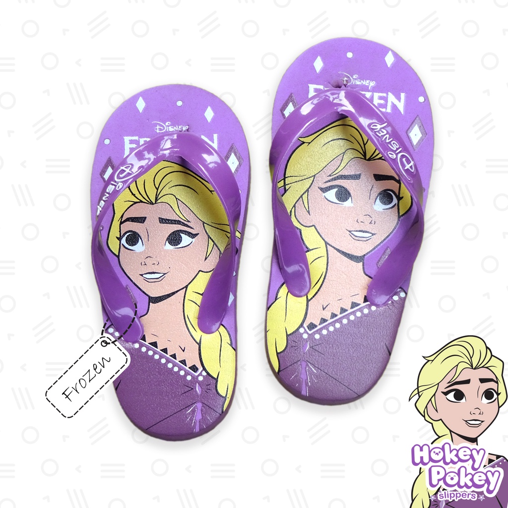 Sendal Jepit Anak Perempuan Frozen Ungu