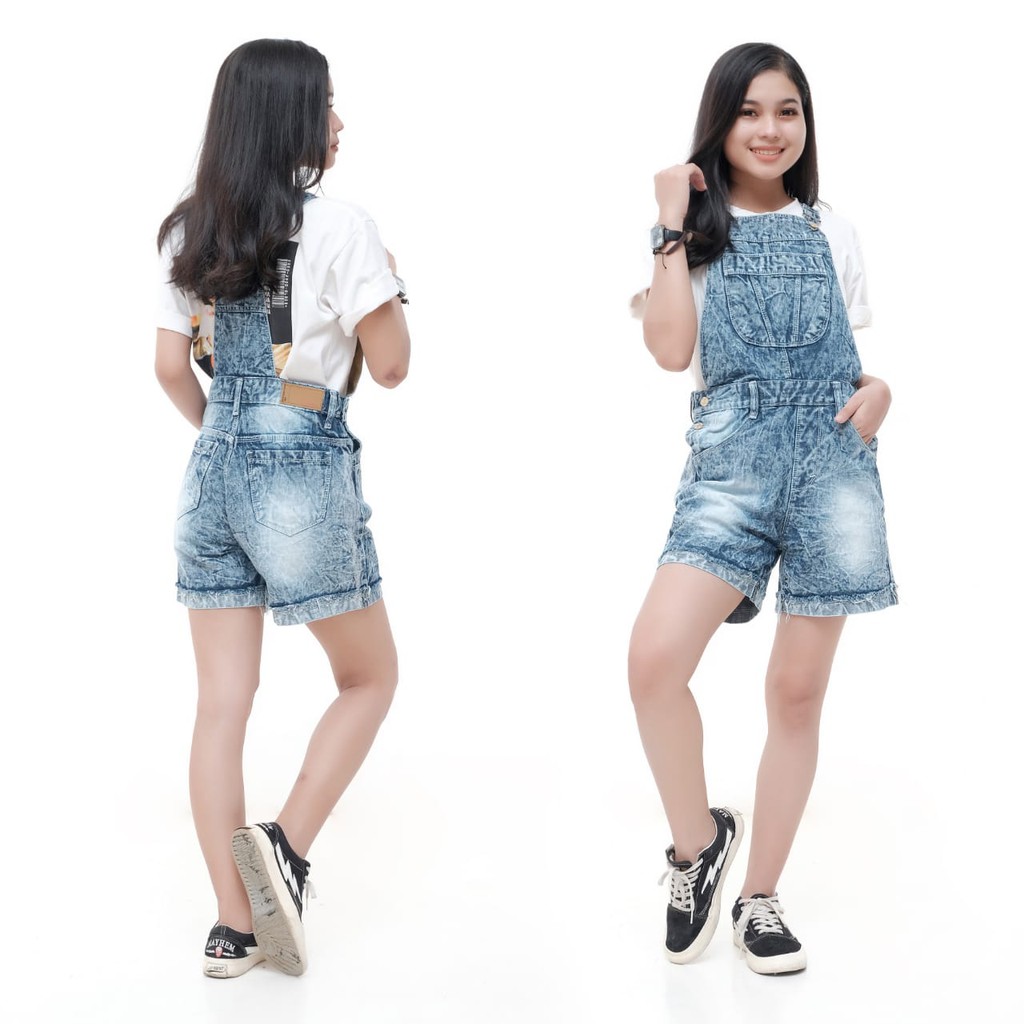  Celana  Pendek Overall Wanita  Kekinian  KAOKAH FASHION 