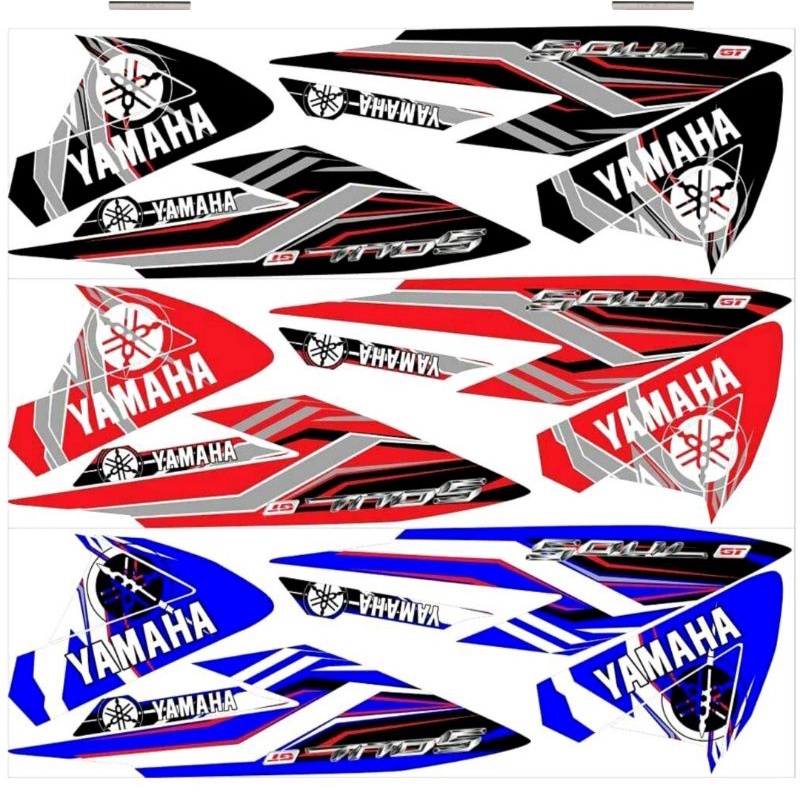 Striping Soul gt 125 All New Variasi Sticker Stiker Scotlite Skotlet Motor List Body