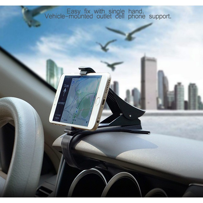 NEW Car Holder Lazy Pod Dashboard Clip Holder HP JEPIT ODOMETER DASHBOARD Mobil 360D Rotate