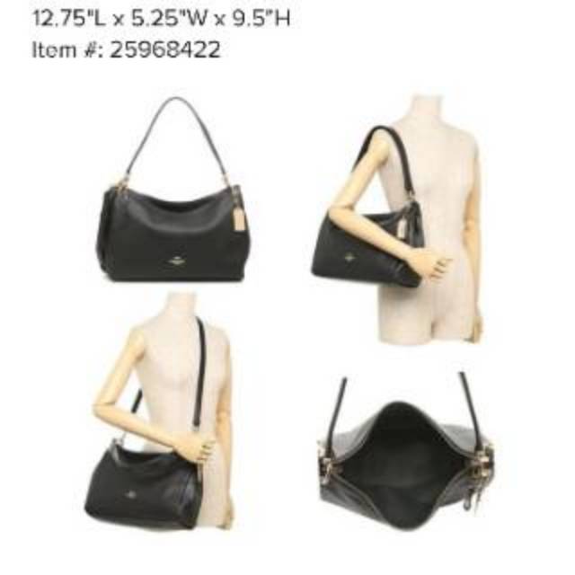 (BIG SALE) Coach Pebble Leather Mia Shoulder