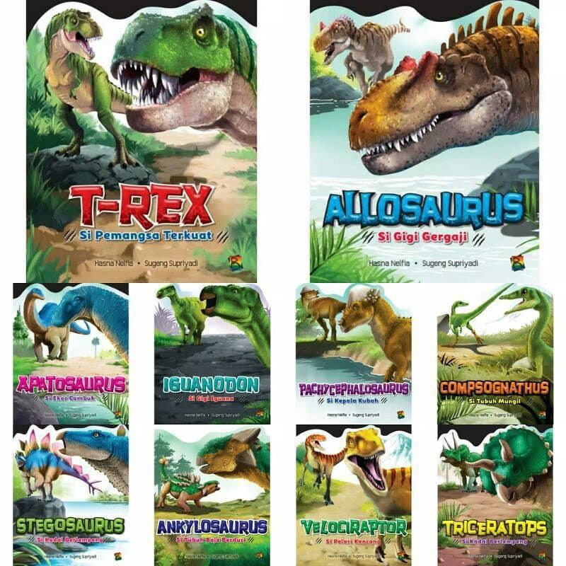 Seri Dinosaurus Buku Cerita Bergambar Full Color buku cerita anak buku cerita anak bergambar