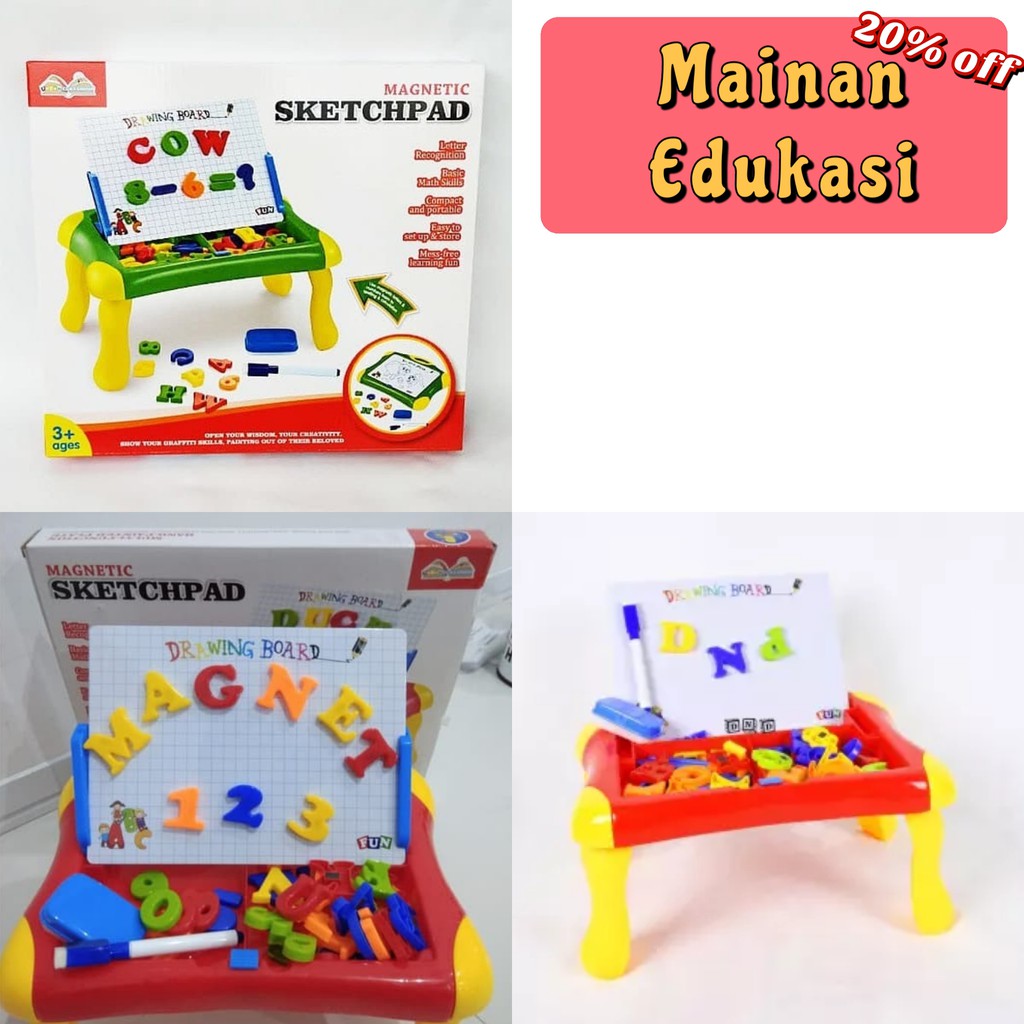 

PAPAN TULIS ANAK MAGNETIC SKETCHPAD MAINAN EDUKASI