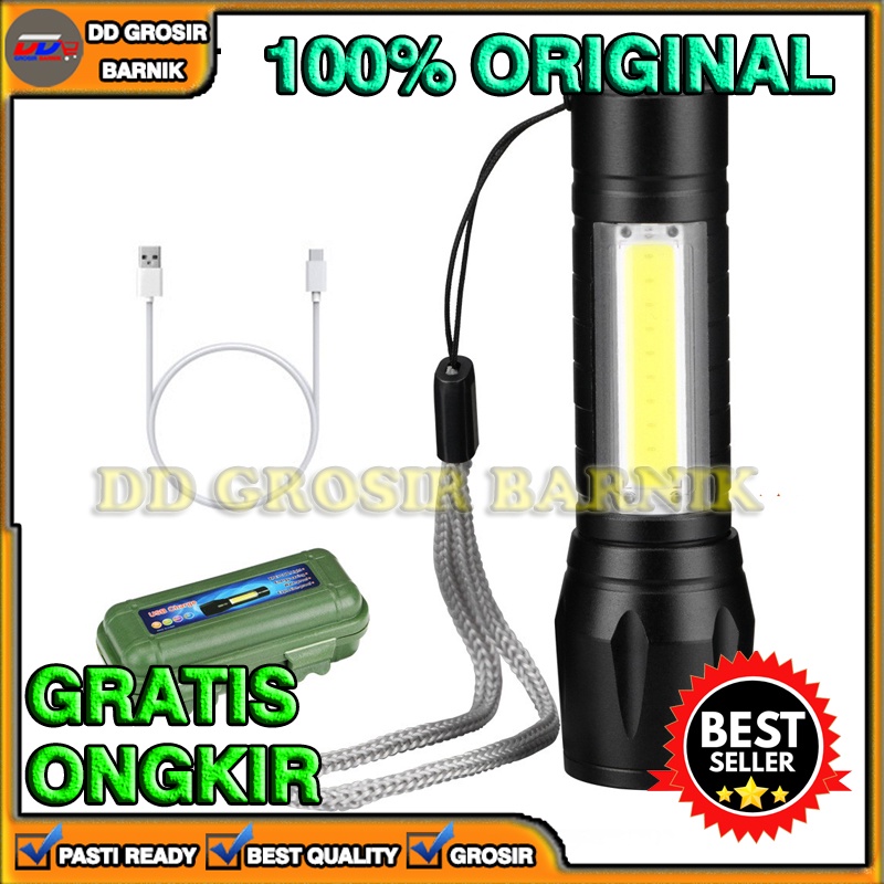 [DGB] SENTER SWAT LED MINI TERANG DICAS USB CHARGE POLISI Q5 SUPER