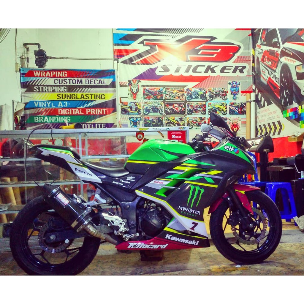 Sticker Decal Ninja 250fi ZX  Fullwrap