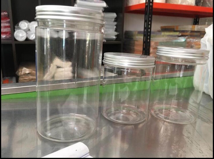 Toples Makanan 360ml Toples Plastik Tutup Aluminium Gelato Botol Gel Lidah Buaya 360gram