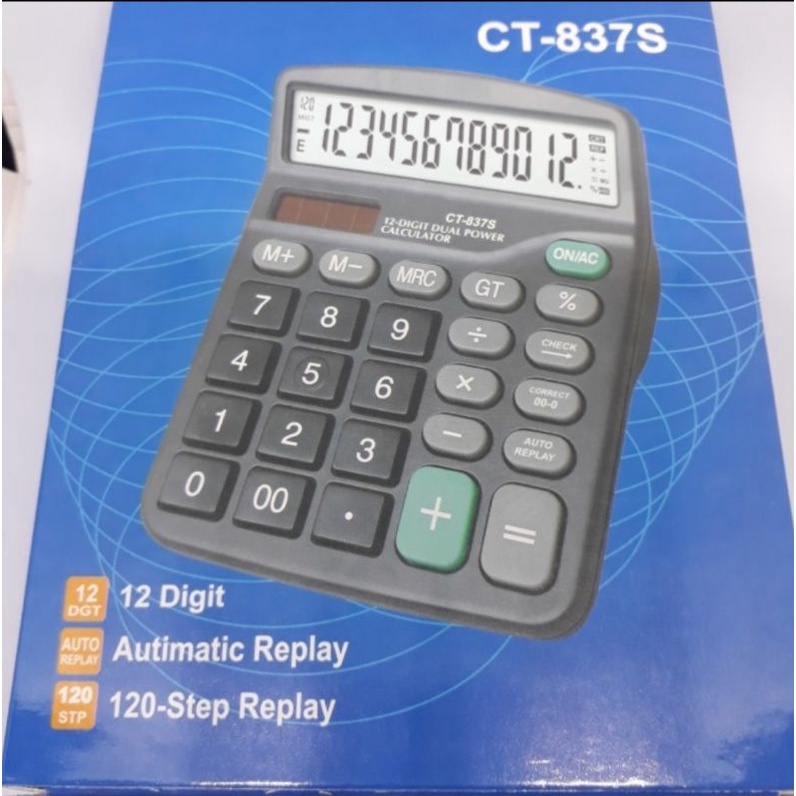 Kalkulator CT-837S CHECK &amp; CORRECT / Calculator CT837S