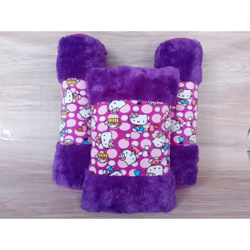 BANTAL DAN GULING KARAKTER RASFUR UKURAN BABY 1PAKET ISI 3PCS-3