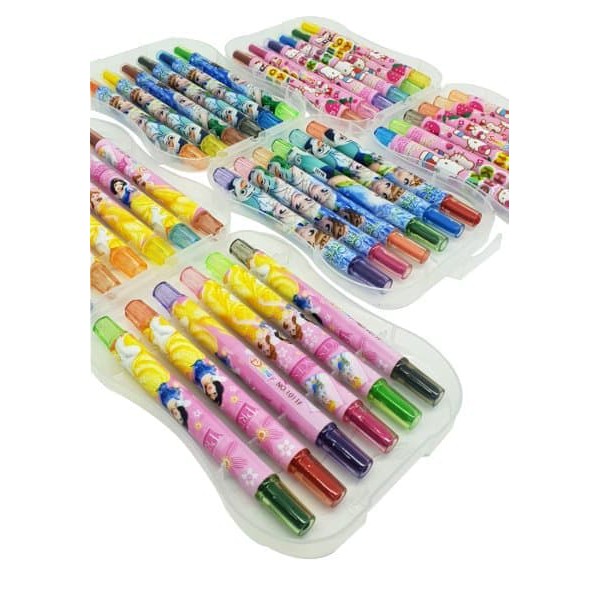 

Crayon Mini Case Kotak Plastik Crayon Putar Free Packing Bubble