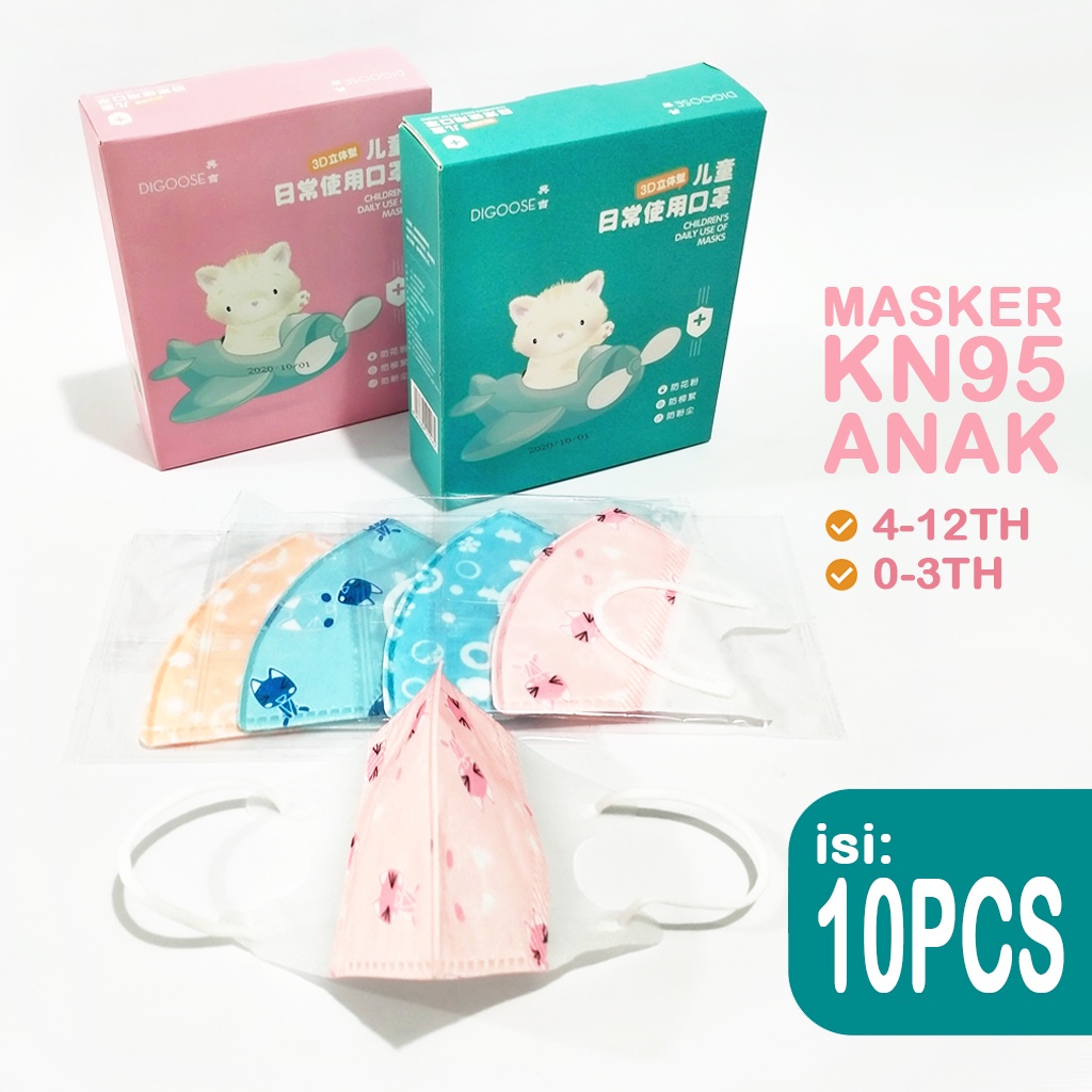 Masker Anak KN95 Duckbill isi 10pcs/box Masker KN95 Anak Mask KN95 Kids Masker Duckbill Masker KN 95