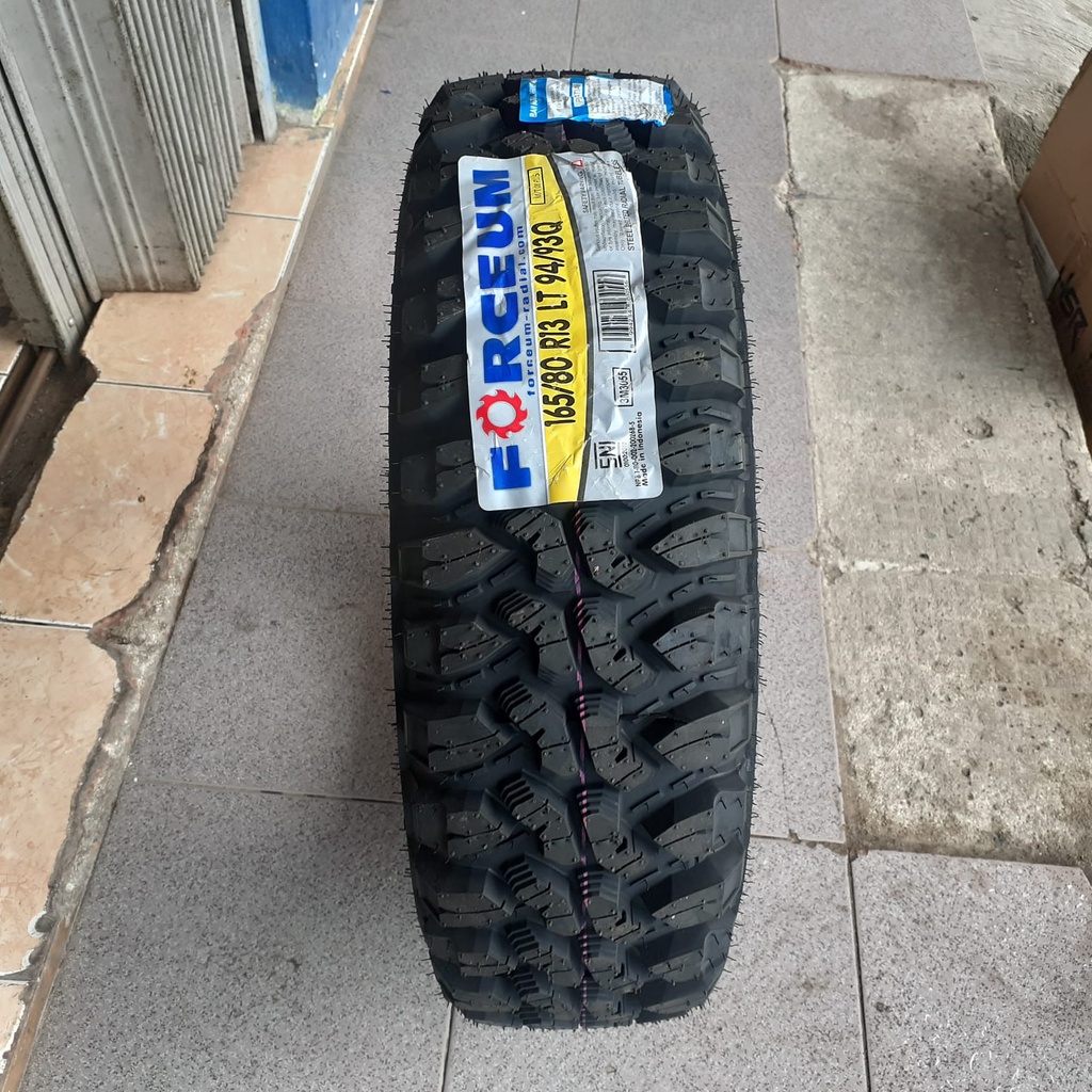 ban mobil ring13 m/t / ban pacul FORCEUM MT 08 PLUS 165 80 R13