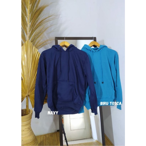 Hoodie Sweater Polos Woc JUMBO Unisex Pria Wanita Oversize M - XXL Big Size Pria Wanita Unisex Tebal