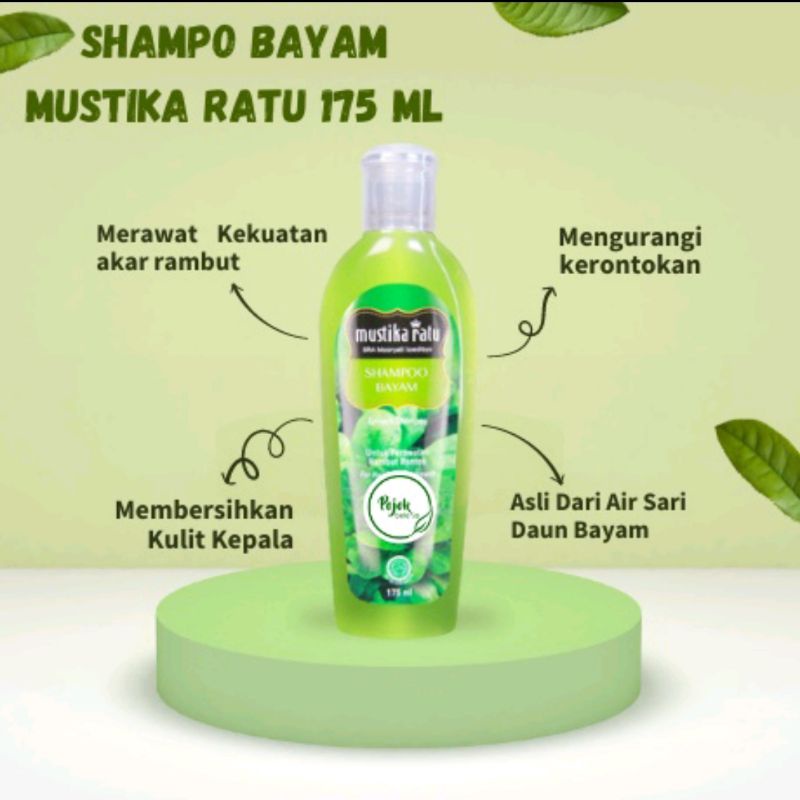 Mustika Ratu Shampo Bayam 170ml