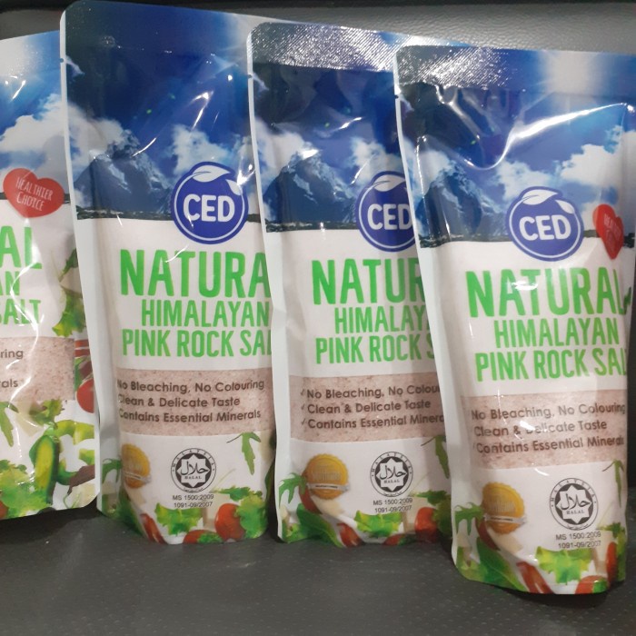 

Fe01Gg Himalayan Pink Salt 500 Gram Garam Kemasan Pouch F30E1F111