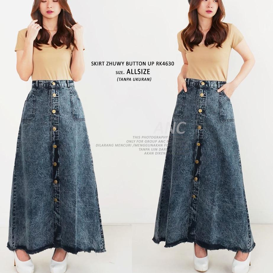 ✻ Rok Panjang Kombinasi - Rok Long Hijaber KOMBINASI ۝