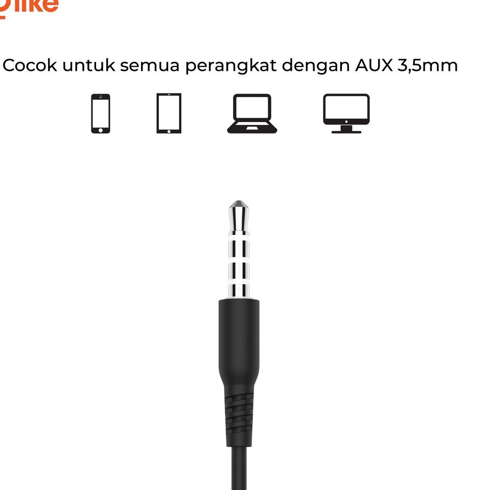 Stok Terbatas Olike Wired Earphone Headset In Ear HD Audio Headphone Handsfree Garansi Resmi 6 Bulan