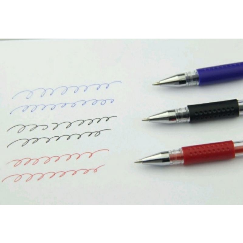 

60 - Pen alat tulis sekolah gel 0.5 mm