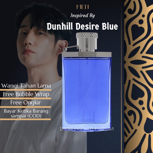 Parfum Pria Tahan Lama Dunhill Desire Blue Diin Inspired Parfume Minyak Wangi isi ulang Parfum Halal