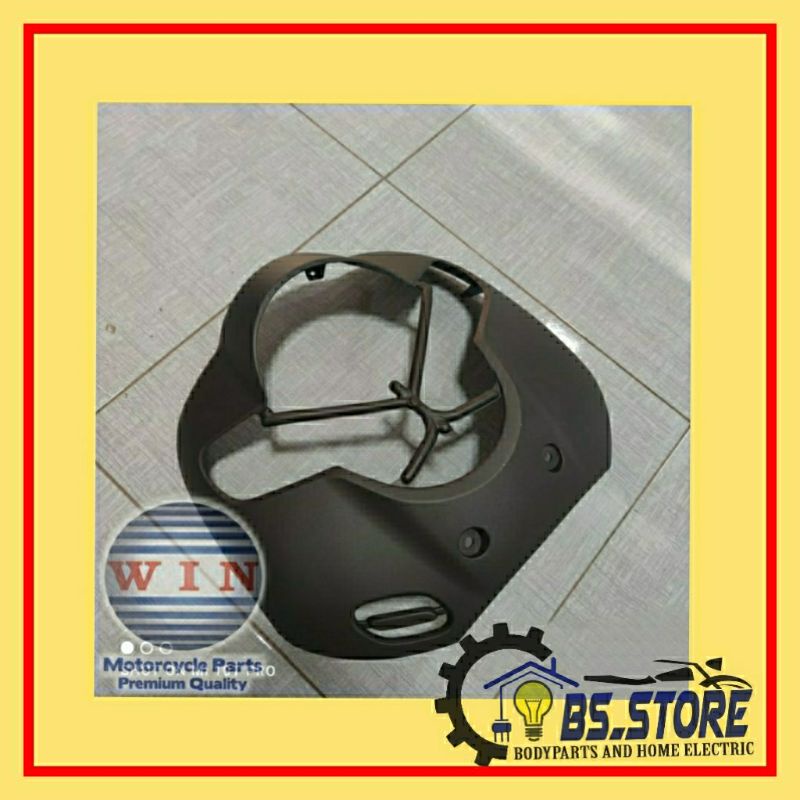 TAMENG DEPAN MOTOR HONDA SCOOPY FI 2017-2019 WARNA GREYDOFF | PANEL SCOOPY FI RING DONAT | COVER LAMPU DEPAN Scoopy FI