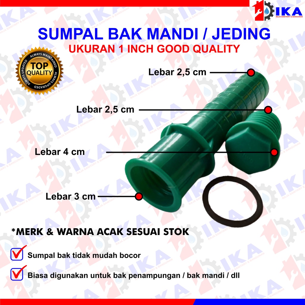 AFUR BUANGAN JEDING / PEMBUANGAN BAK AIR KAMAR MANDI / SUMPAL KURAS BAK MURAH PVC ANTI BOCOR KUAT