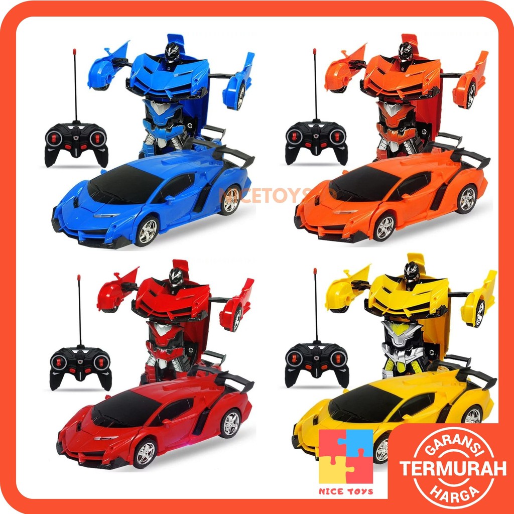 Mobil Remote Control Transformer 1 18 1023 Mainan Mobil Remote Control Mainan Cars RC Mobil Mainan Anak