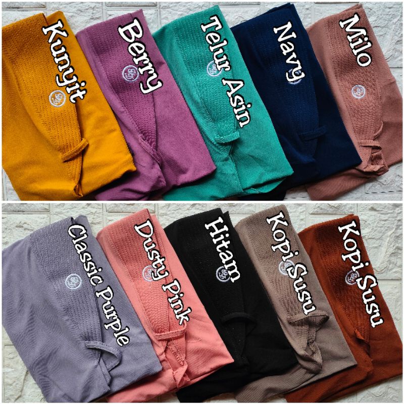 (Ori Elberry's) SAHILA •hijab instan jersey •bergo instan pet rempel