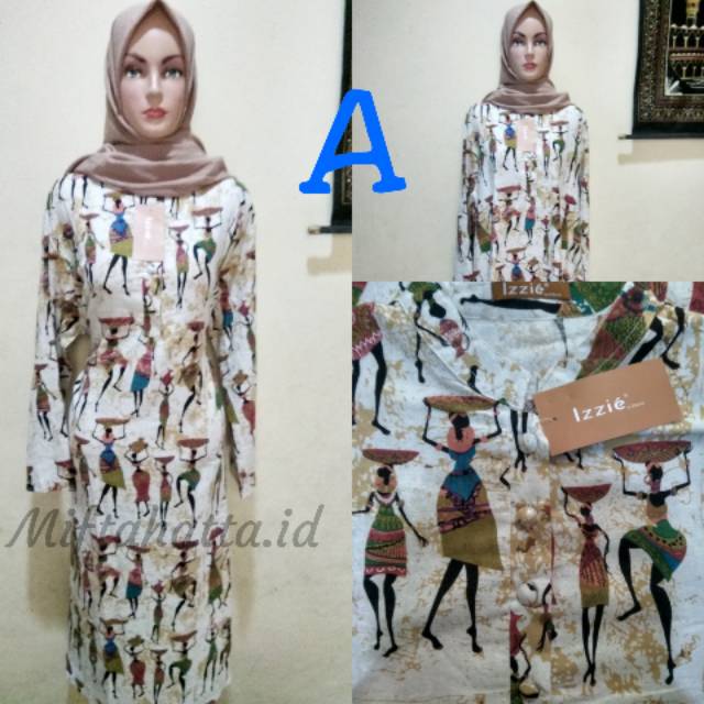 Izzie Tunik By Eleonie / Itang Yunasz / Misamores Tunik Motif / Polos