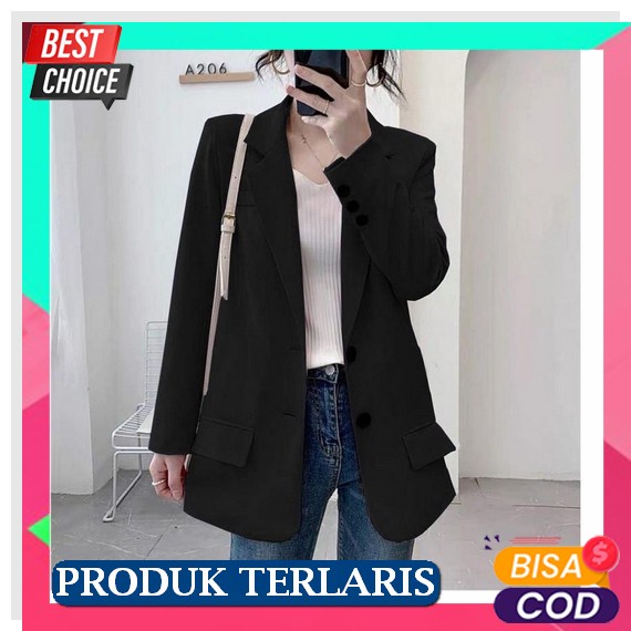 Coat Korea Summer /Coat Dress Long Maxy Maxi Blazer Outer Outwear Import Bangkok Bkk Premium High Qu