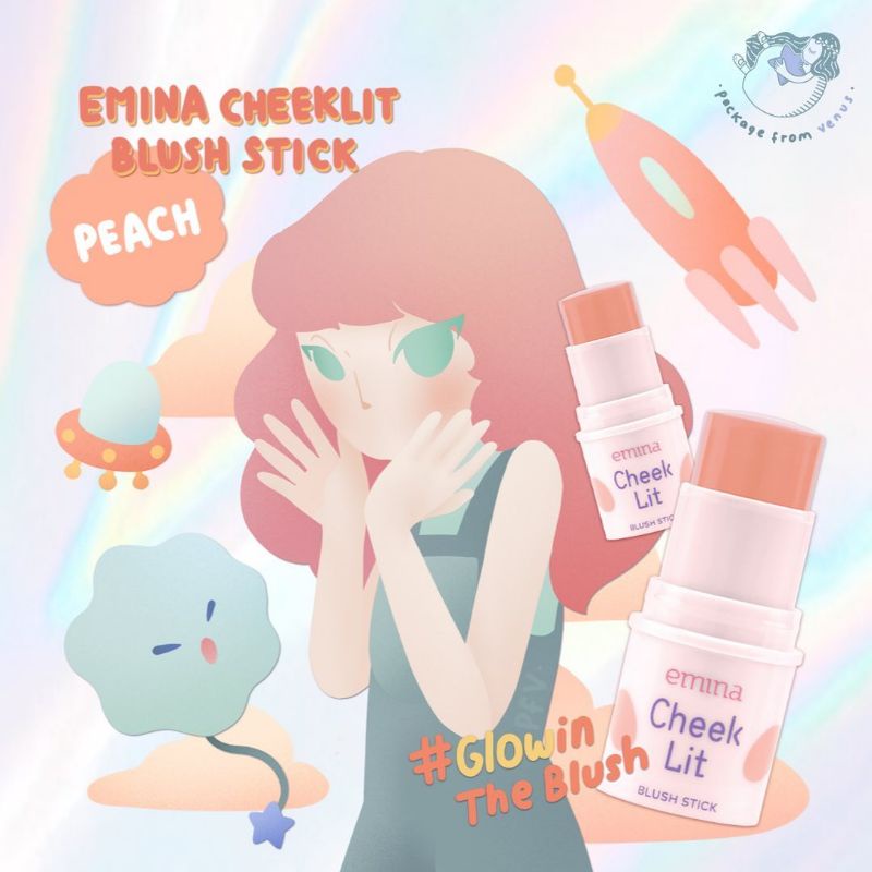 EMINA Cheeklit Blush Stick 7gr