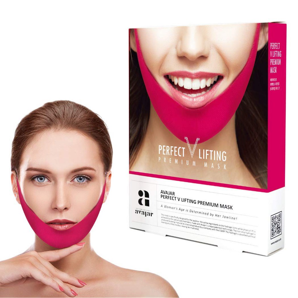 AVAJAR PERFECT V LIFTING MASK VSHAPE Slimming V-Shaped Mask Masker Wajah ORIGINAL 100%