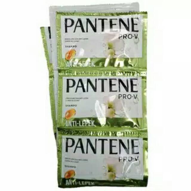 Shampo Pantene Hijau Sachet Anti Lepek 1 Lusin