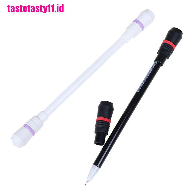 1 Pc Pena Gel Gaming Model Putar Dengan Lampu Untuk Hadiah Pelajar