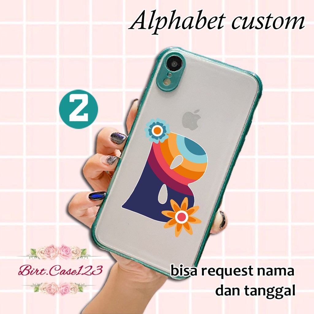 Softcase choice ALPHABET CUSTOM Iphone 6 7 6+ 7+ 8 8+ 11 X XR XS 12 MINI PRO MAX BC3215