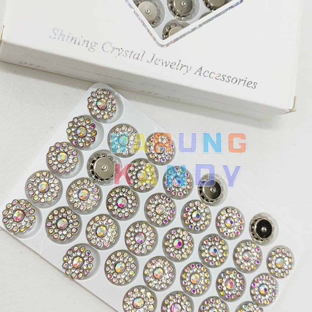 Diamon Cangkang Bunga 14mm Grade A - DUS 180pc