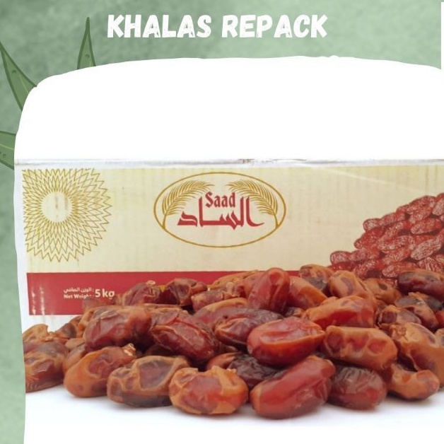 

[ READY PALEMBANG ] Kurma Khalas 250 gr