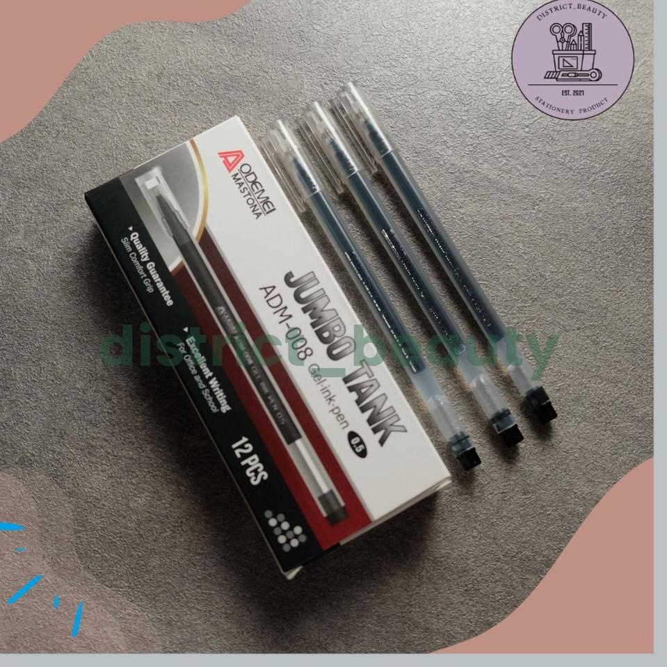 

Paling Diminati.. 12 PCS PULPEN TANKER JUMBO PULPEN GEL PENA HITAM TERMURAH HARGA GROSIR ALAT TULIS SEKOLAH