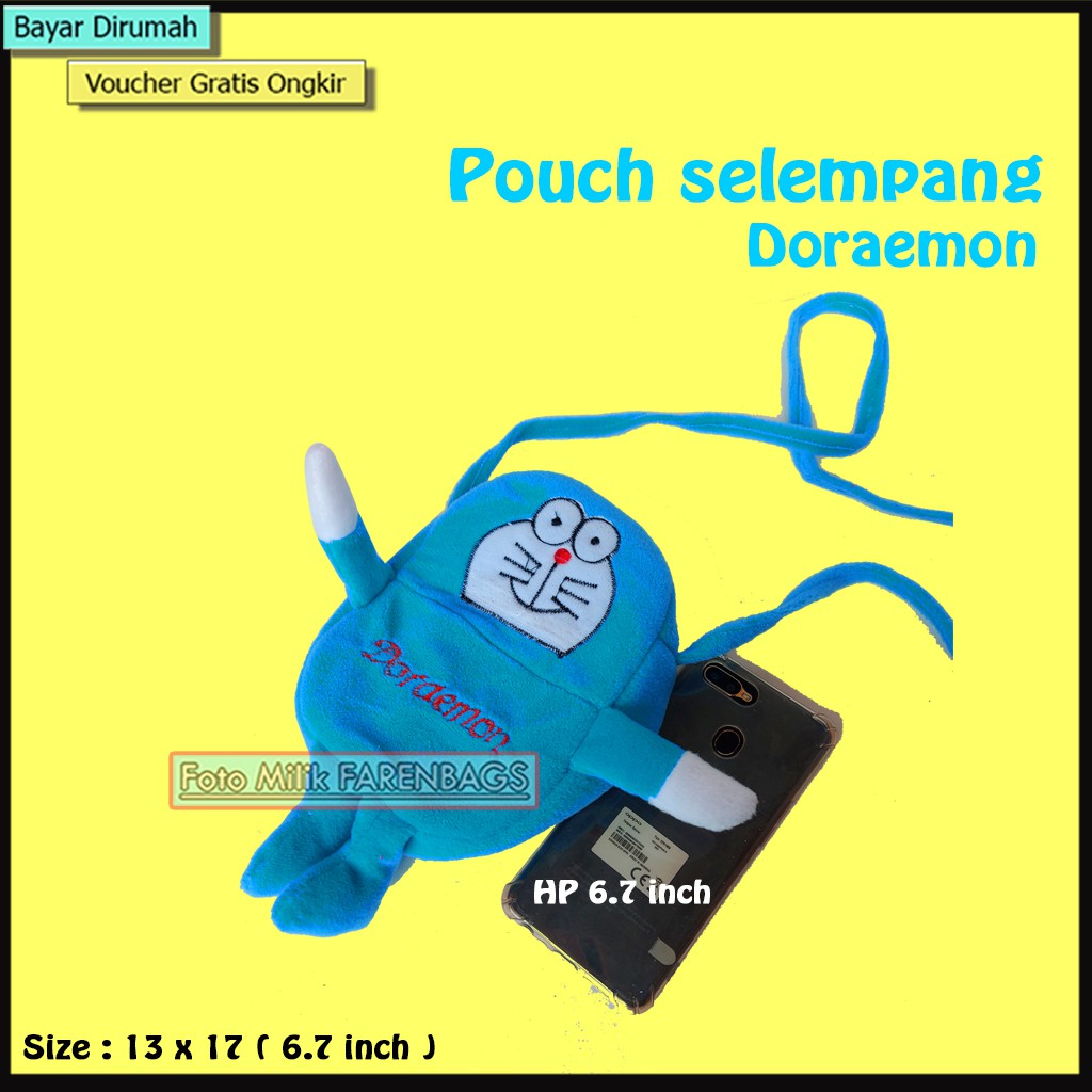 Pouch Selempang Model Boneka Karakter Tas Handpohone Selempang tas Hp