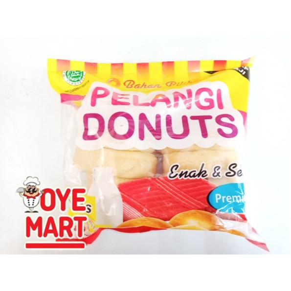 DONUTS PELANGI BESAR 10 / DONAT FROZEN FOOD