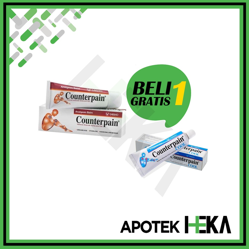 Counterpain Cream 30 g Gratis Counterpain Cool Cream 15 g (SEMARANG)