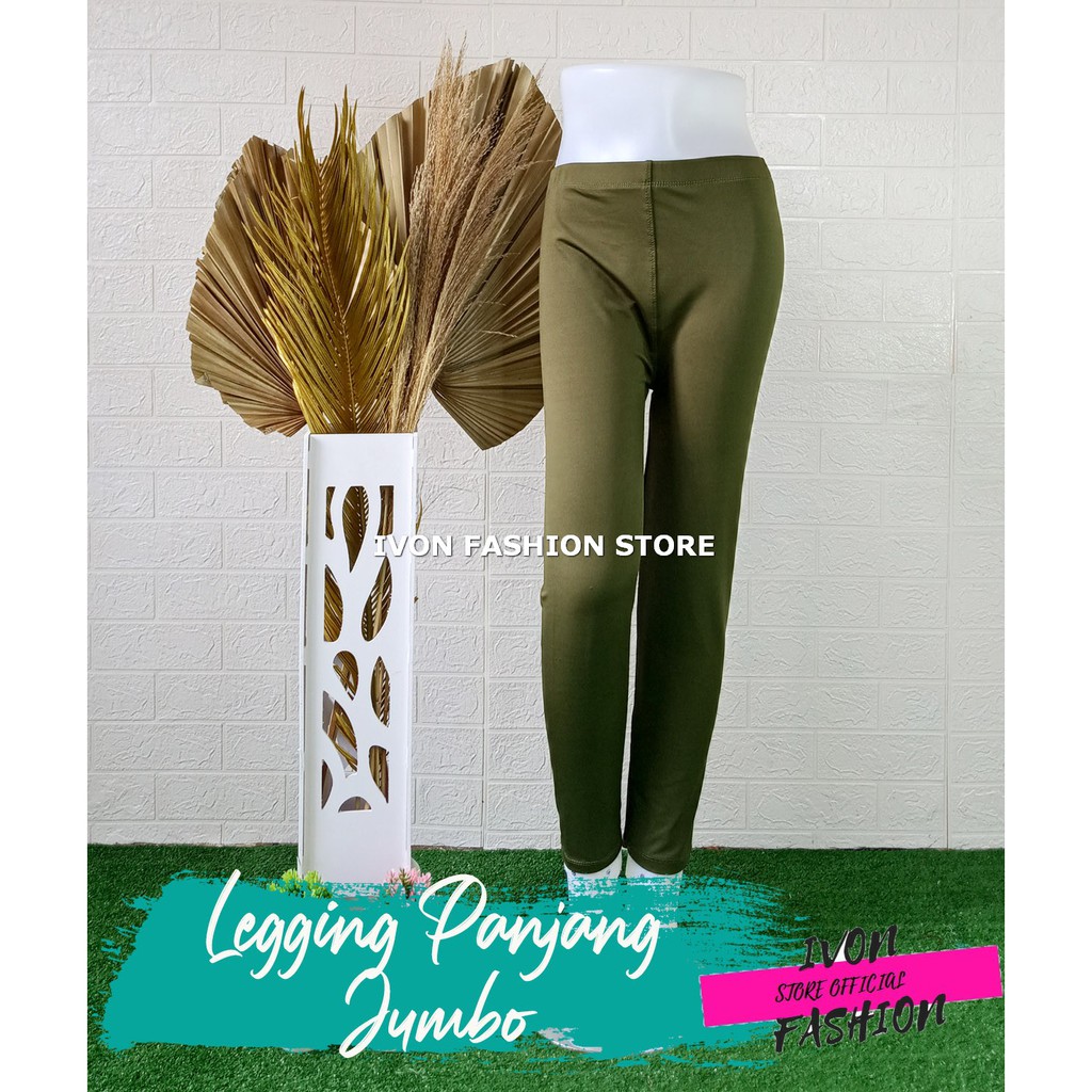 Celana Legging Lejing Leging Panjang Wanita Jumbo Spandek Murah Licin Murah Bisa COD