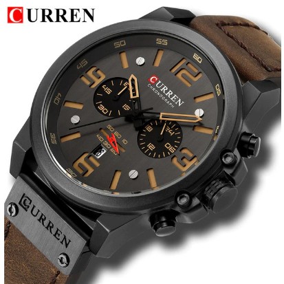 CURREN 8314 Jam Tangan Pria Analog Chronograph Aktif