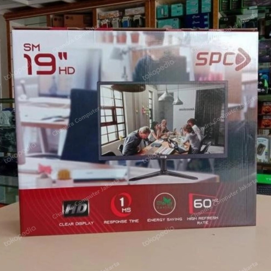 MONITOR LED SPC 19 INCH VGA HDMI