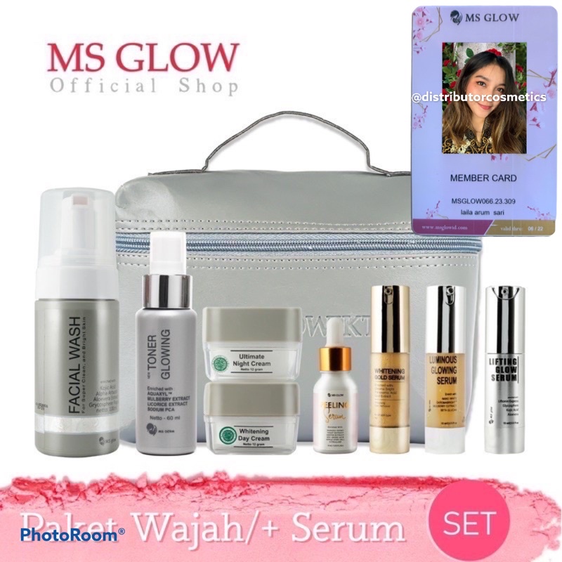 MS GLOW PAKET WAJAH/ SERUM MS GLOW