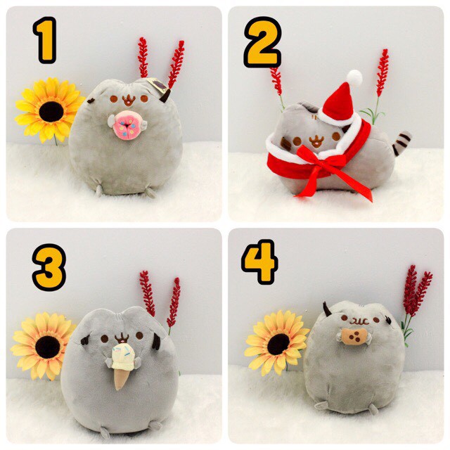Bisa COD Pusheen Doll / Boneka Pusheen ( Unicorn , WING , Biscuit , Ice Cream , Santa Christmas )