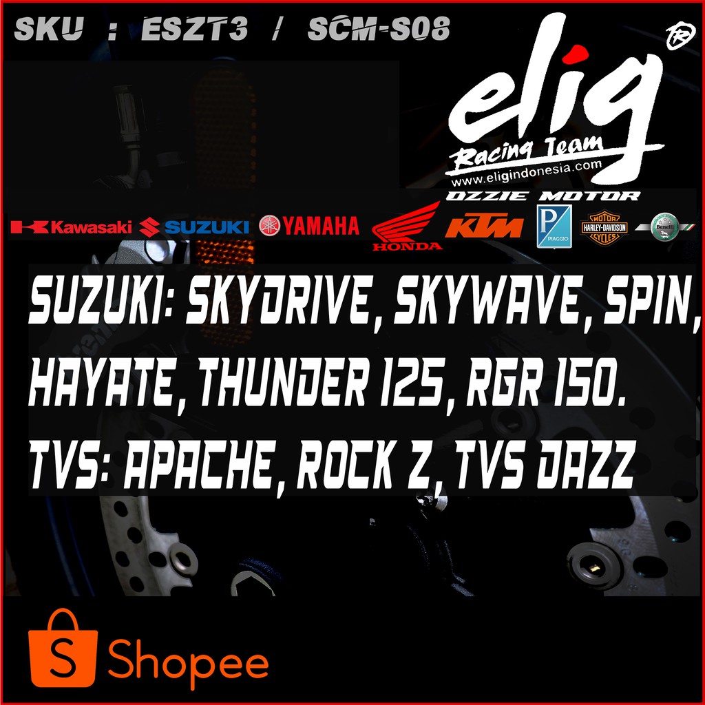 Kampas Rem Tromol ELIG SCM-S08 SUZUKI: SKYDRIVE, SKYWAVE, SPIN, HAYATE